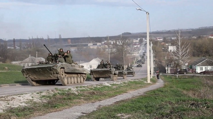 Wojna Rosja-Ukraina. Rosjanie przemieszczają się z Symferopolu w okolice Chersonia