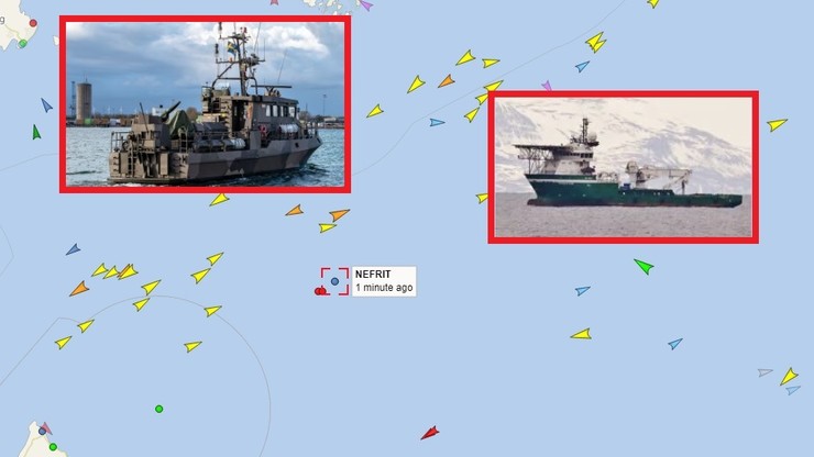 Szwecja. Rosyjski statek Nefrit pojawił się w pobliżu wycieków z Nord Stream
