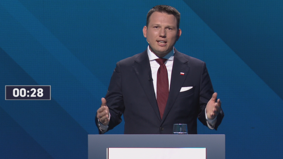 Debata prezydencka. Mentzen zwrócił się z propozycją do Trzaskowskiego