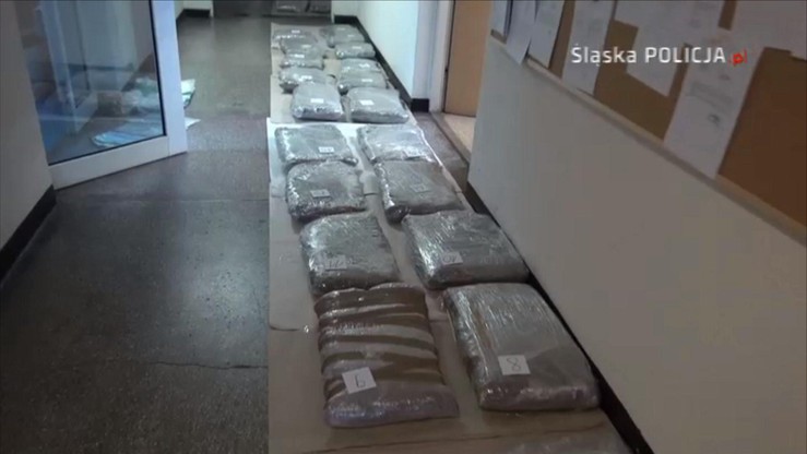 Śląsk: policja przejęła 130 kg marihuany wartej blisko 4 mln złotych