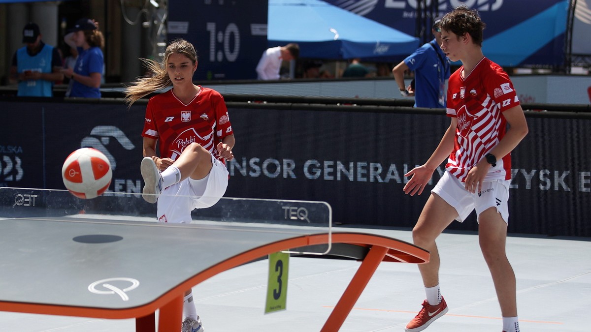 Brązowy medal Igrzysk Europejskich dla polskiego miksta w teqballu