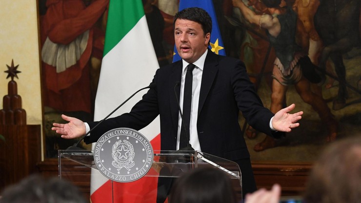 Premier Włoch poda się do dymisji