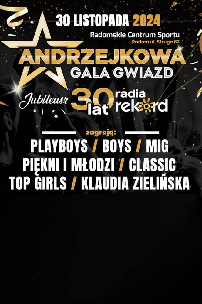 2024-11-28 Andrzejkowa Gala Gwiazd 2024 & Jubileusz Radia Rekord