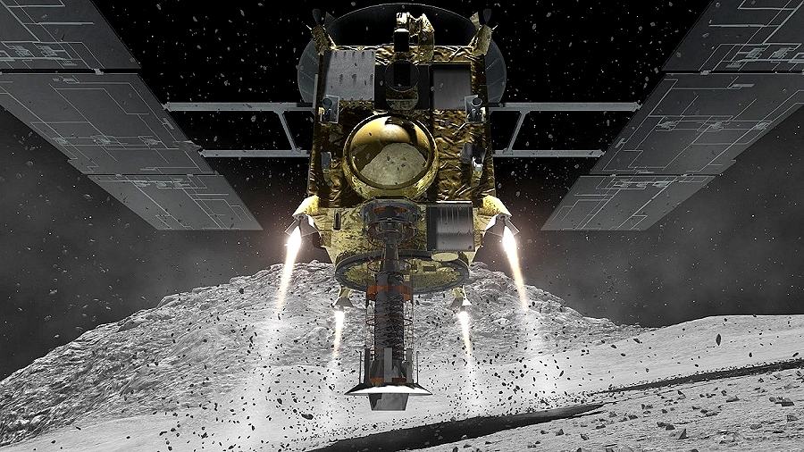 22.02.2019 07:00 Sonda Hayabusa-2 zbombardowała planetoidę Ryugu i zbadała jej powierzchnię