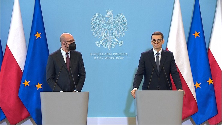 Spotkanie Charlesa Michela i Mateusza Morawieckiego. Premier: to cicha zemsta Łukaszenki