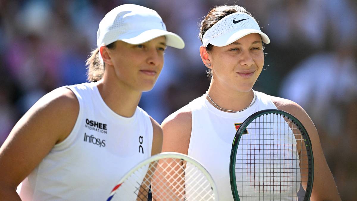 Iga Świątek - Amanda Anisimova. Skrót finału Wimbledonu (WIDEO)