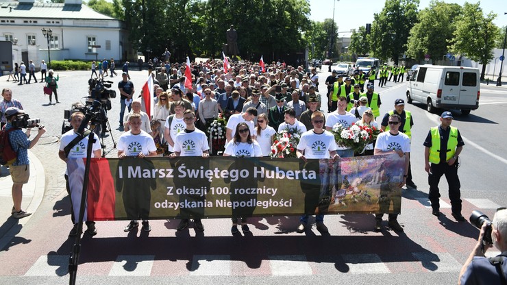 Marsz myśliwych, leśników i rolników bez udziału polityków PiS. Mieli zakaz uczestnictwa