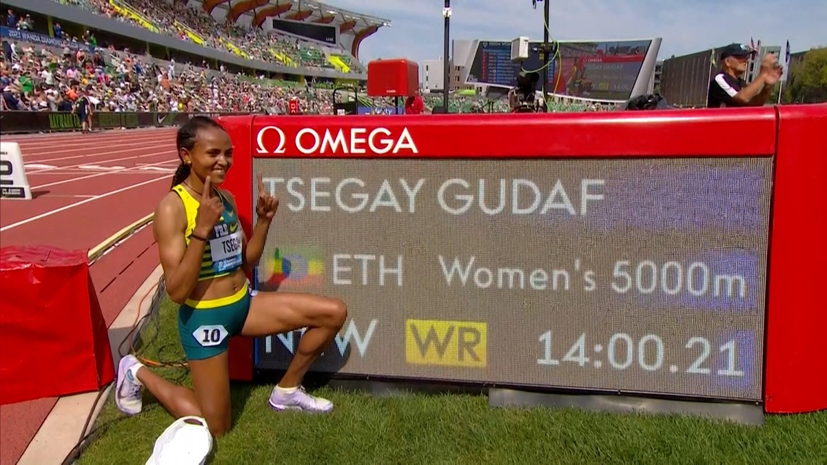 Rekord świata Gudaf Tsegay w biegu na 5000 metrów