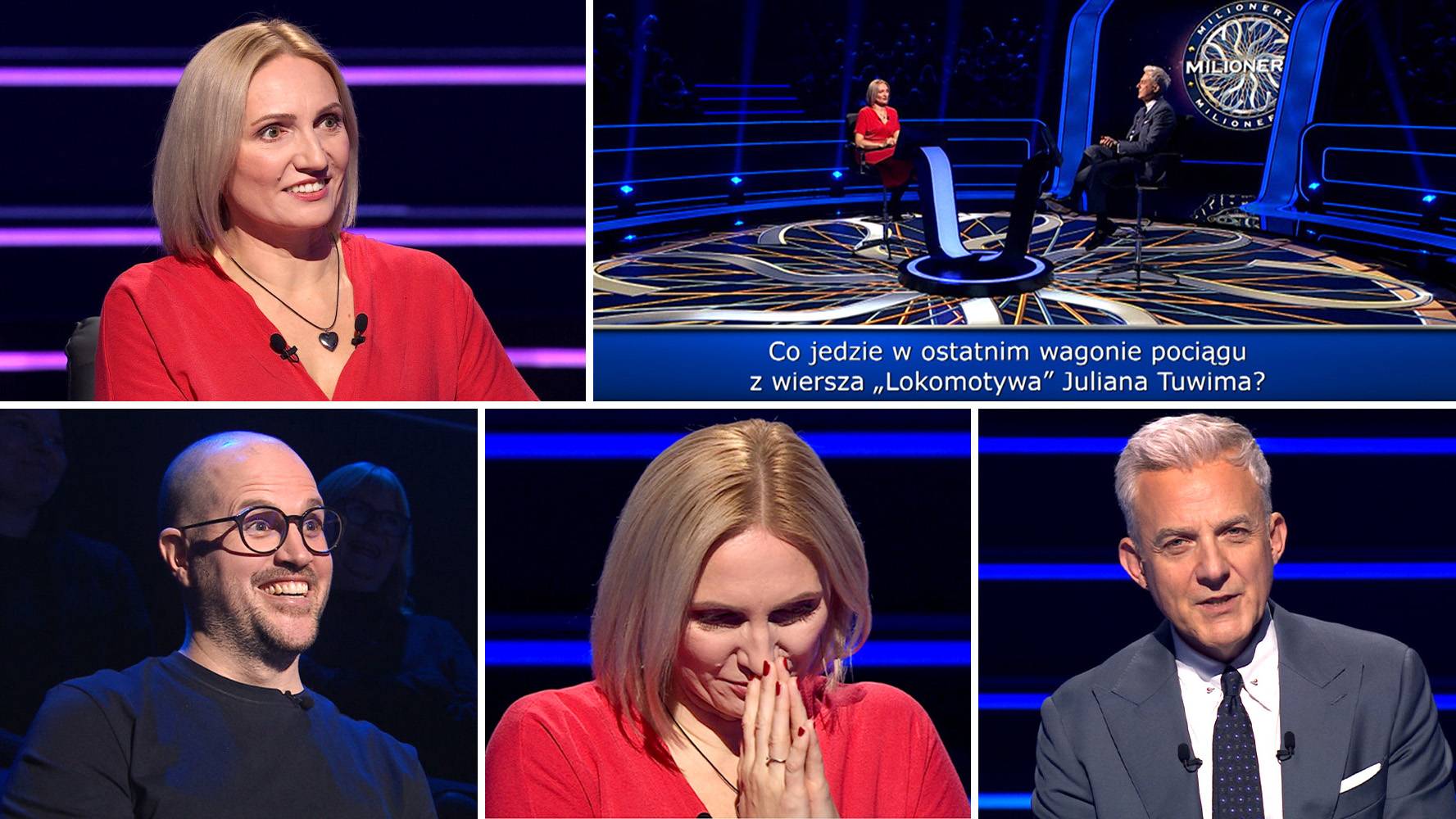 Co jest w ostatnim wagonie pociągu z wiersza Tuwima?