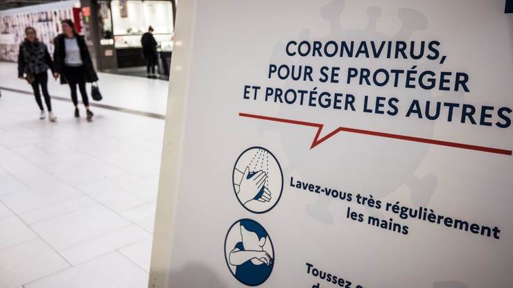 Ze 190 do 613. O tyle wzrosła liczba przypadków koronawirusa we Francji