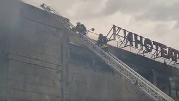 Wielki pożar w rosyjskim centrum handlowym. Trzy osoby ranne