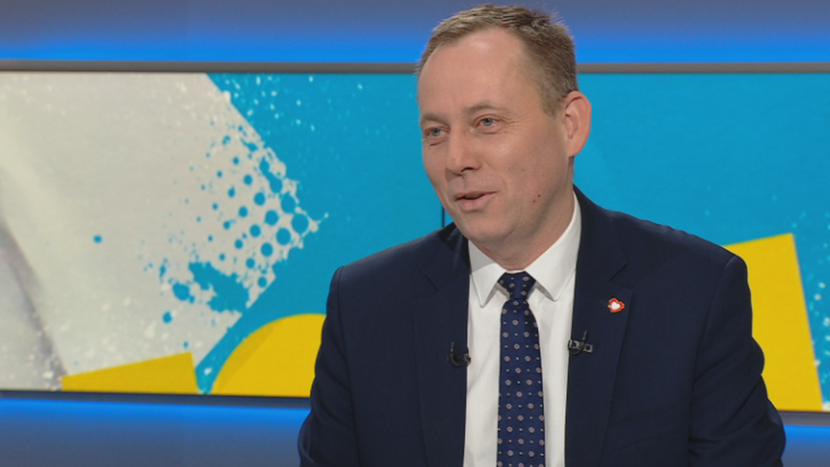 Zbigniew Konwiński in "Guest of Events". Broadcast on Polsat News