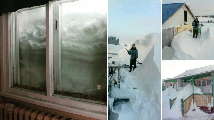 02.11.2017 09:20 W Rosji panuje sroga zima. Minus 40 stopni i ponad pół metra śniegu