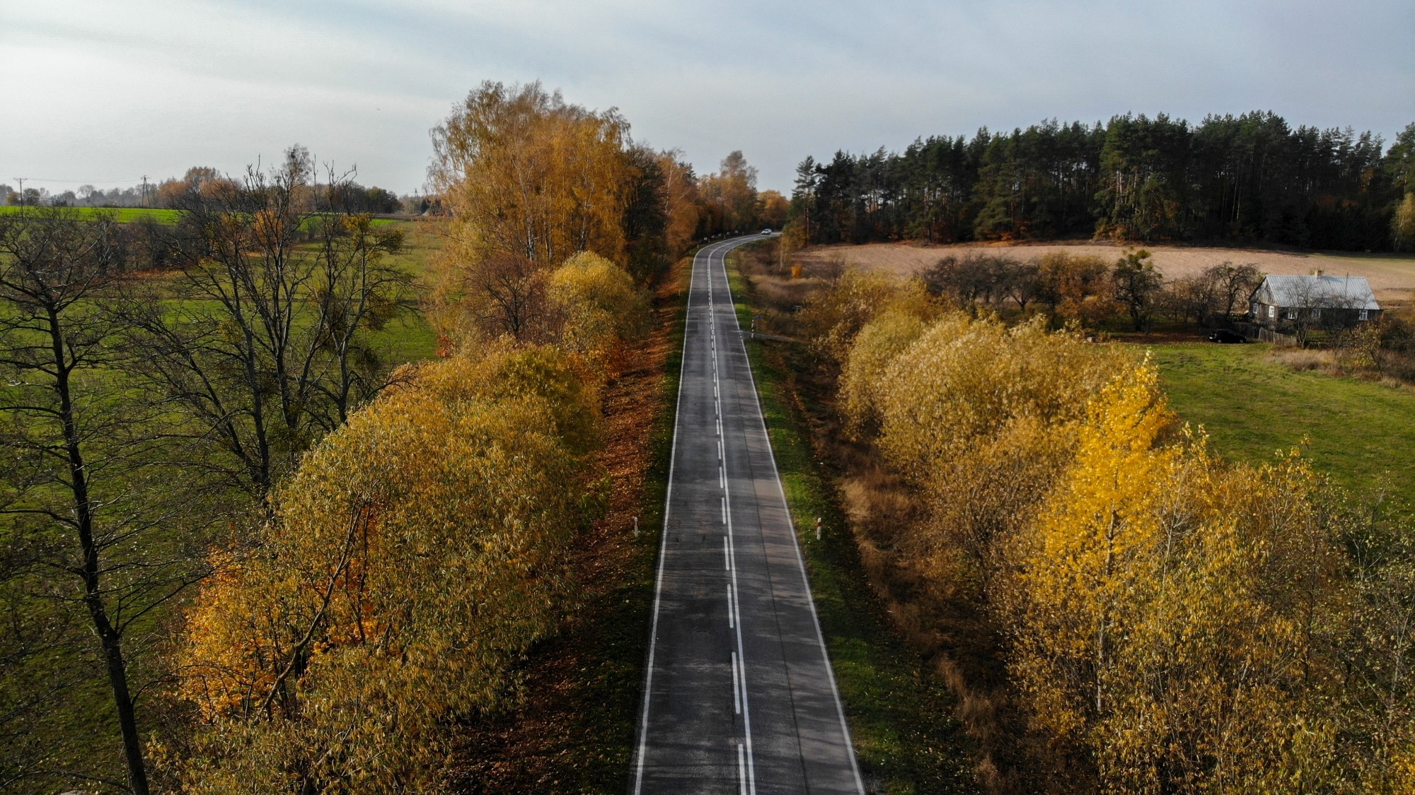 Jesień na nizinach z lotu ptaka - zdjęcie 32