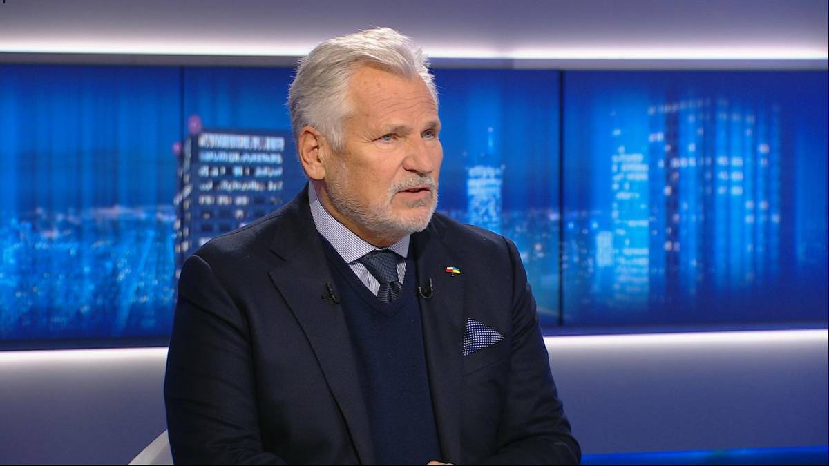 Aleksander Kwaśniewski w programie "Gość Wydarzeń" [OGLĄDAJ]