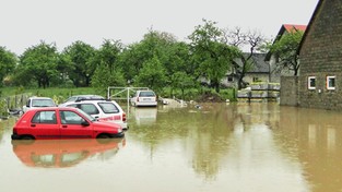 13.05.2021 10:00 Potężne ulewy na Śląsku. Gwałtownie wezbrały rzeki, zatapiając całkowicie dwie miejscowości