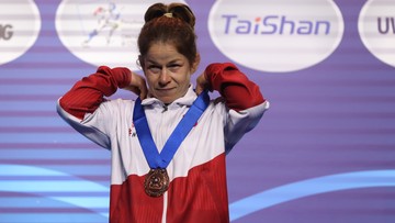 MŚ w zapasach: Łukasiak zdobyła w Belgradzie brązowy medal