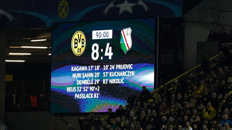 Borussia Dortmund - Legia Warszawa, czyli rekordów cały worek