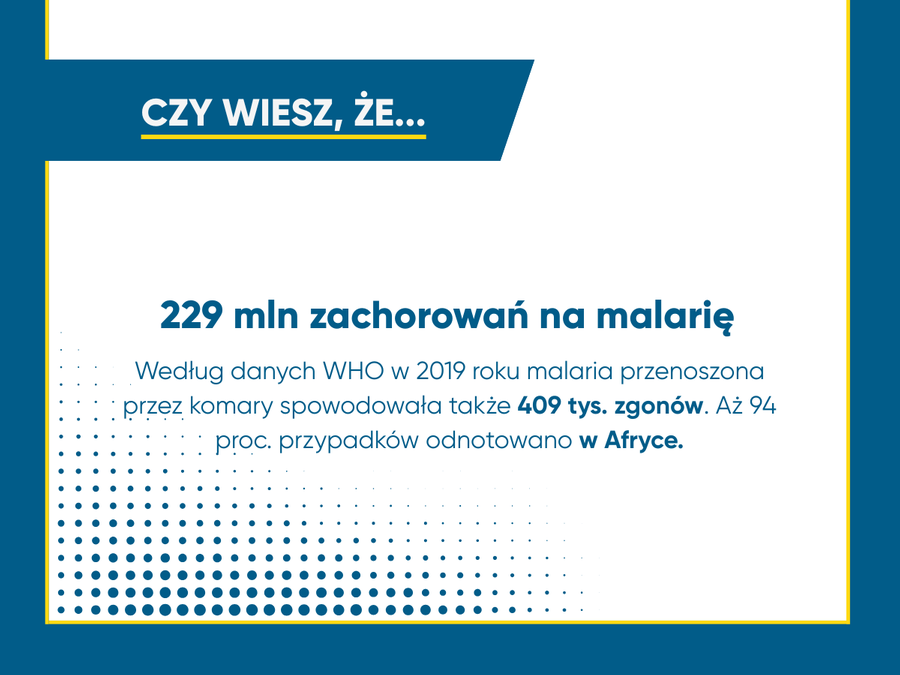 Komary przenoszą malarię, która stanowi globalne zagrożenie dla zdrowia