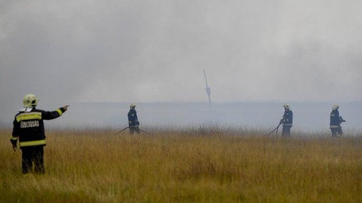 Pożar w Parku Narodowym Hortobagy na Węgrzech. Spłonęło 1000 hektarów