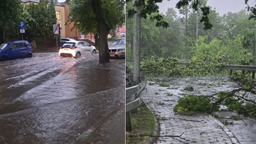 Nawałnice nad Polską. Drzewo przygniotło nastolatka