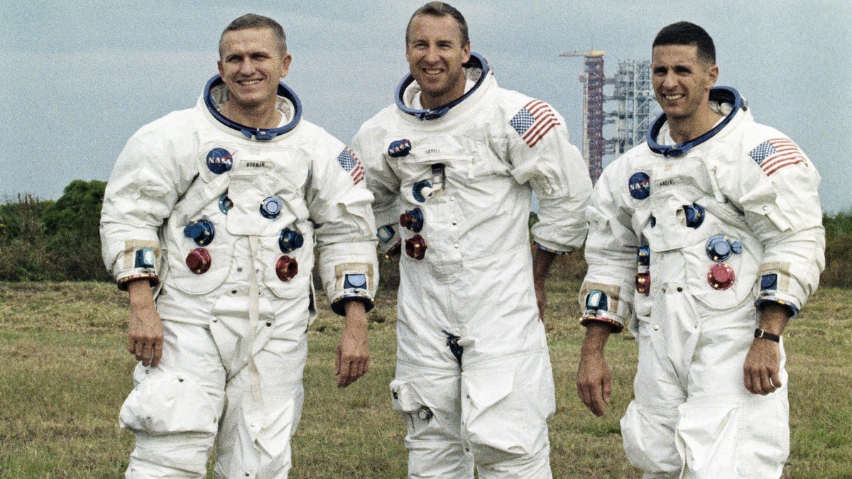 Załoga Apollo 8: Frank Borman, William Anders i James Lovell