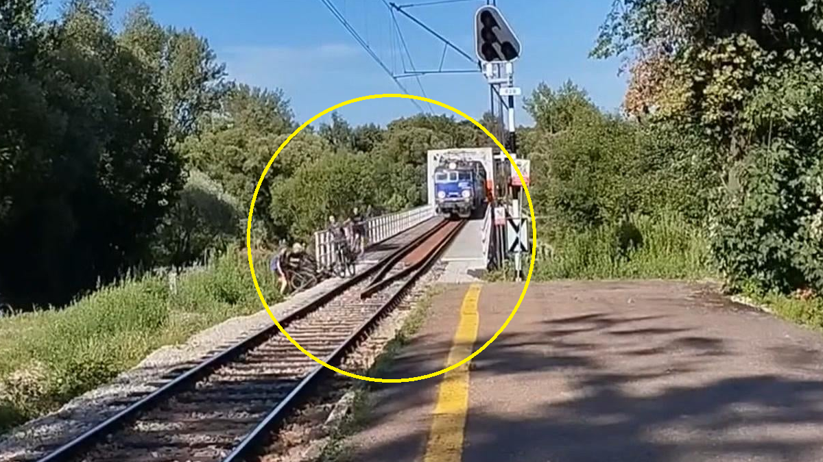 Groza na kolejowym moście. Grupa nastolatków uciekała przed pociągiem