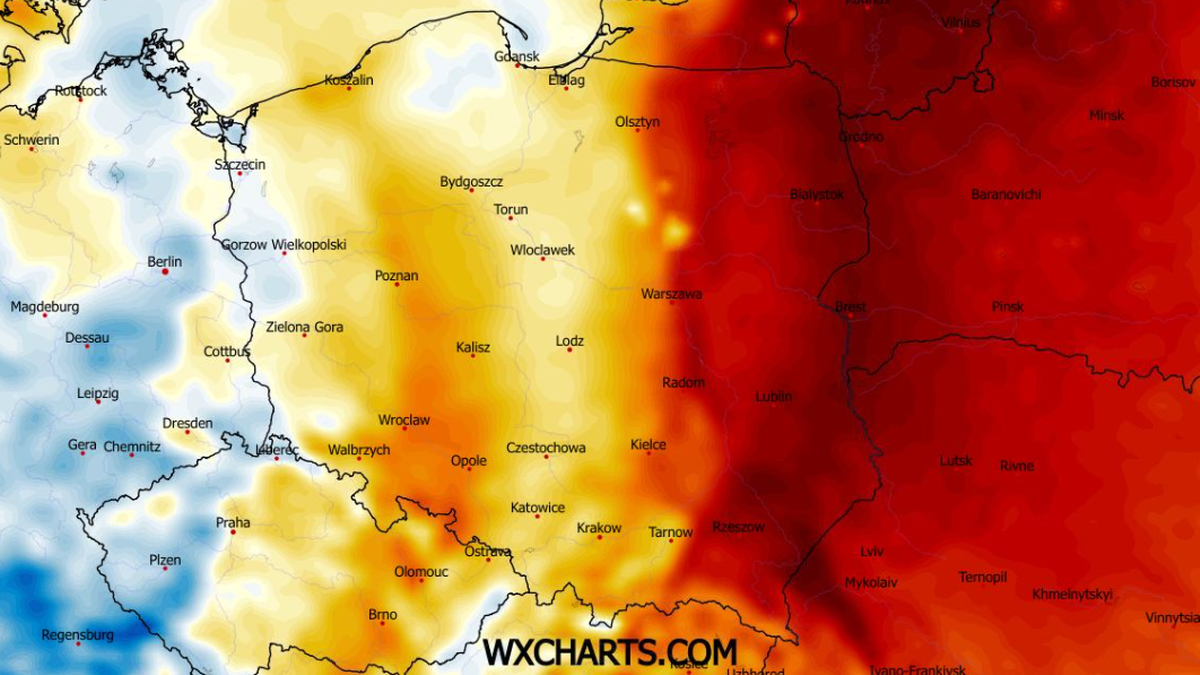 Na wschodzie kraju temperatury będą wyższe i miejscami w ciągu dnia  mogą sięgnąć 18 st. C