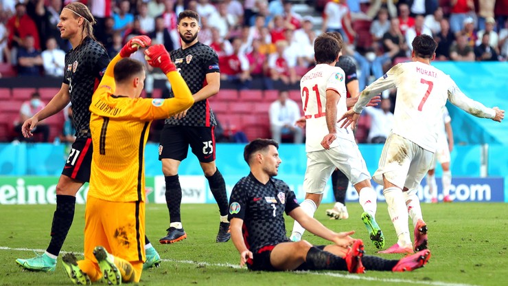 Euro 2020: Chorwacja - Hiszpania. Piłkarski thriller z gradem goli w Kopenhadze!