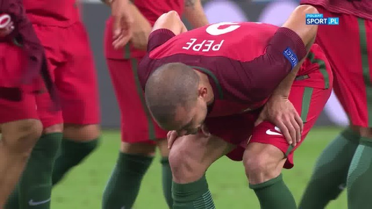 Pepe zwymiotował chwilę po końcowym gwizdku finału (WIDEO)