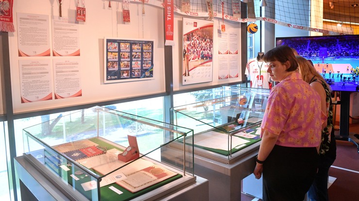 Siatkarska wystawa w Muzeum Sportu i Turystyki