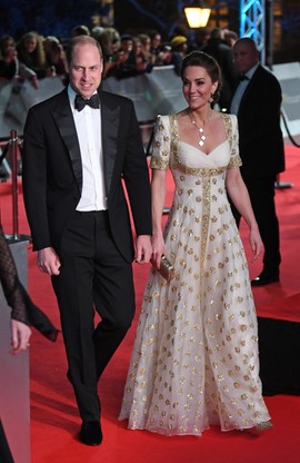 W ceremonii wzięli udział także książę William i księżna Catherine.