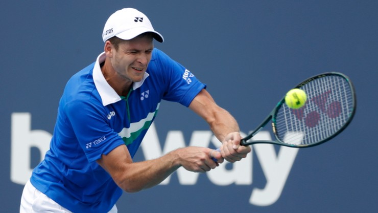 ATP w Miami: Hubert Hurkacz wyeliminował Milosa Raonicia! Polak w ćwierćfinale