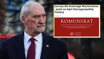 Antoni Macierewicz usłyszał zarzuty. Jest ruch prokuratury
