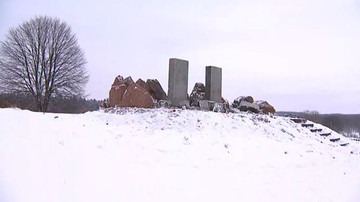 Pomnik Polaków w Hucie Pieniackiej ponownie zniszczony