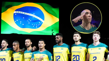 Brazylijczyk zaskoczył przed meczem z Polską. Salut podczas hymnu. Oto powód