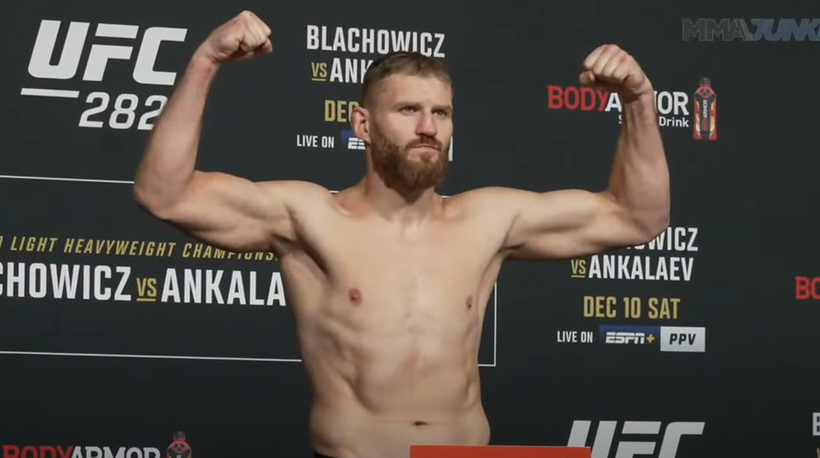 UFC 282: Jan Błachowicz w limicie przed walką mistrzowską