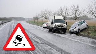 16.12.2022 05:53 Pada marznący deszcz. Samochody przypominają lodowe rzeźby, a drogi i chodniki są jak lodowiska