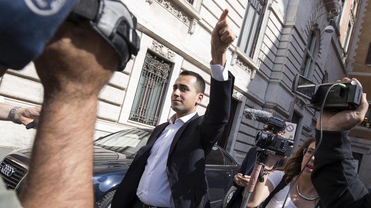 Kryzys rządowy we Włoszech. Lider Ruchu Pięciu Gwiazd spotkał się z prezydentem