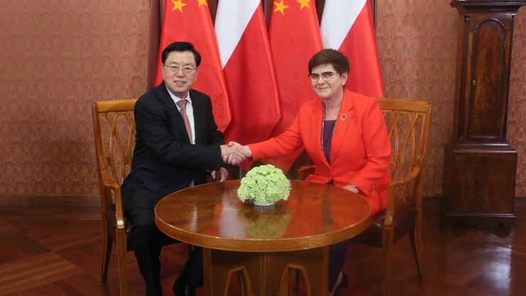 Premier Szydło spotkała się z szefem chińskiego parlamentu