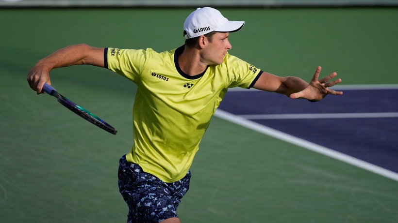 ATP w Indian Wells: Hubert Hurkacz już w 1/8 finału