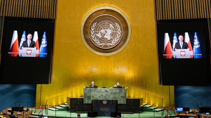 Debata w ONZ. Apel prezydenta Dudy