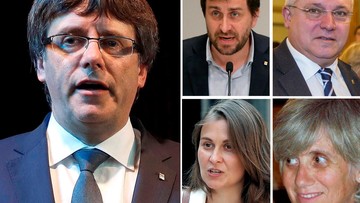 Puigdemont i jego czterej współpracownicy sami zgłosili się na policję