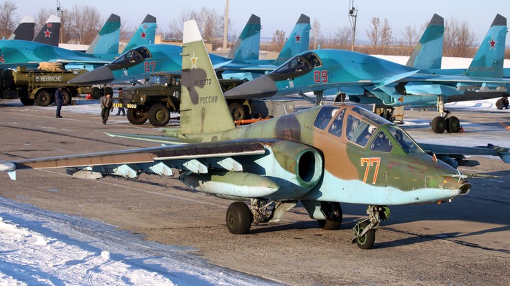 Katastrofa rosyjskiego samolotu wojskowego. Piloci katapultowali się
