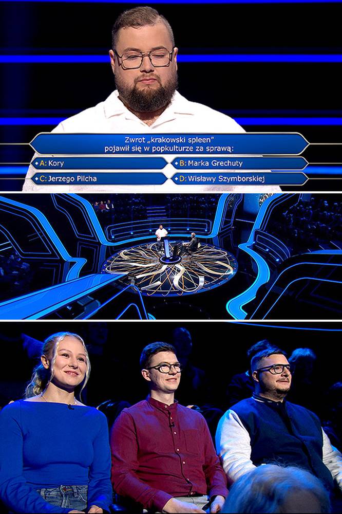 2026-04-08 Milionerzy: Kto upowszechnił zwrot Krakowski spleen? - Polsat.pl