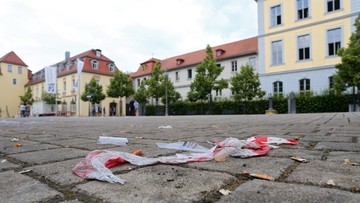 Zamachowiec z Ansbach czatował z kimś przed wybuchem