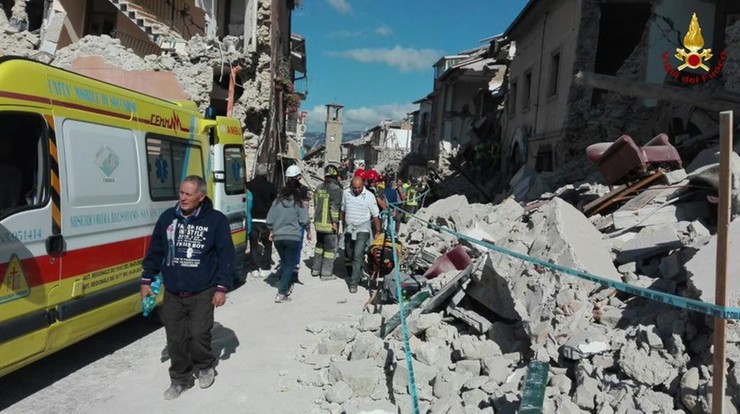 KE gotowa nieść pomoc dla Włoch po trzęsieniu ziemi