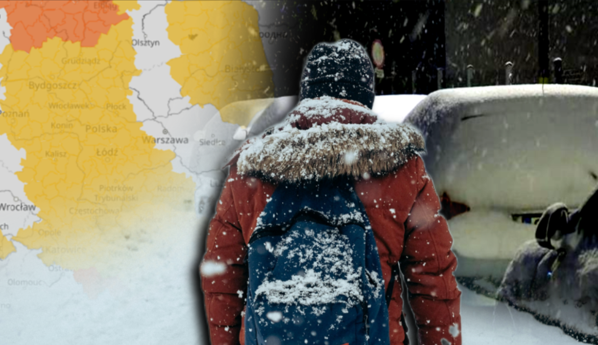 Biały krajobraz zmieni się w walkę z żywiołem. Kumulacja ostrzeżeń pogodowych