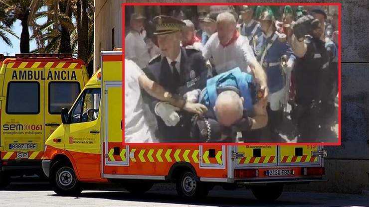 Hiszpania. Atak na burmistrza Pampeluny Enrique Maya. Trzech policjantów zostało rannych