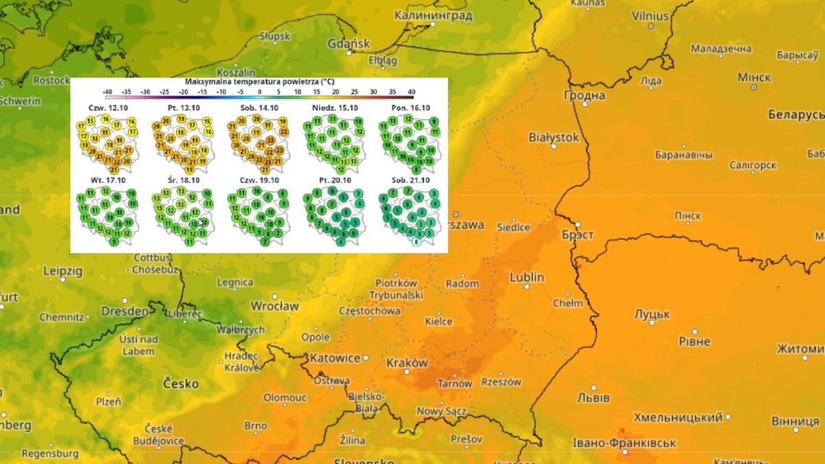 Prognoza pogody na weekend wyborczy. Nad Polskę nadpłynie niż